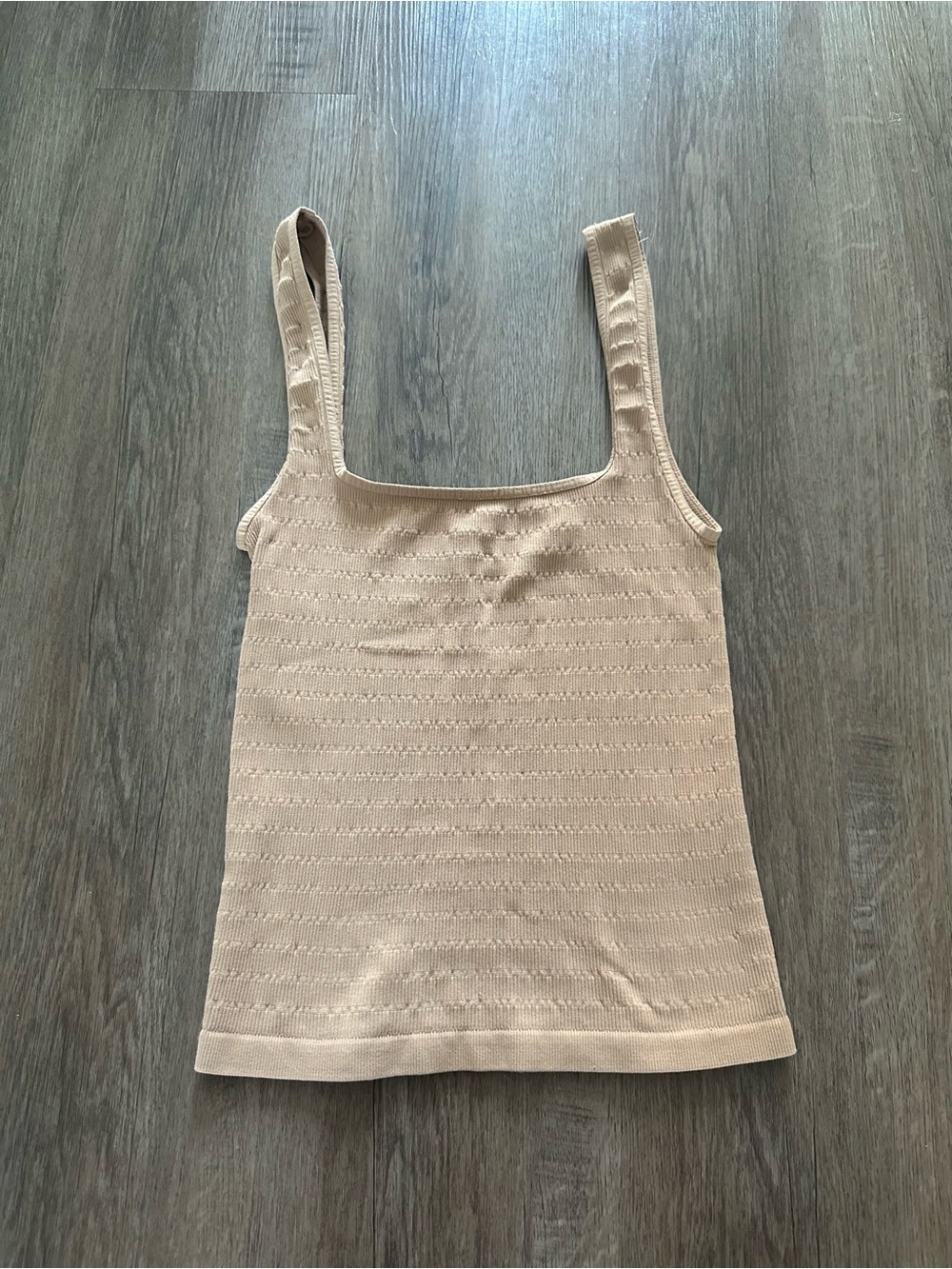 Free People Square Neck Stretchy Tank Top